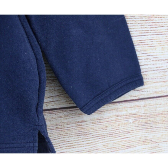 VINTAGE Pro Spirit Womens Size Large V-Neck Pullover Sweatshirt Navy Blue - Picture 3 of 6